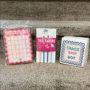 Mahjong Scoreboard and Accessories Set